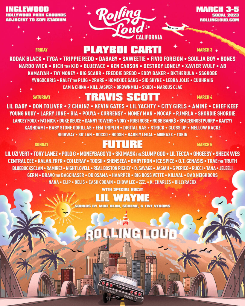 FB1DCCEC AD51 490A B3EA 6C0ED3FFE1CC Future, Lil Wayne, Travis Scott & Playboi Carti To Headline Rolling Loud California 2023