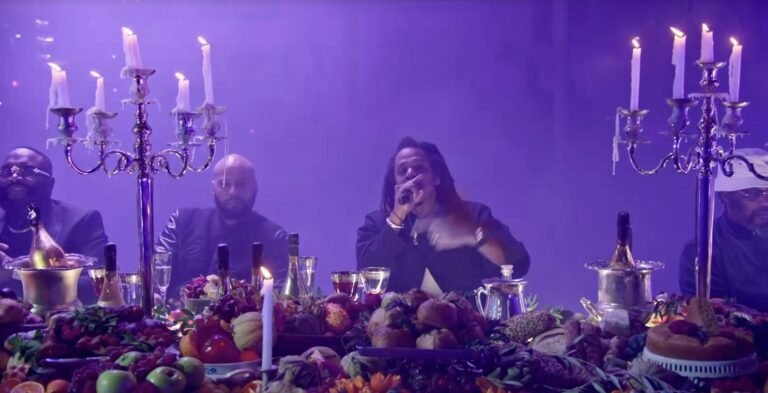 Jay-Z and DJ Khaled perform God Did at the Grammys