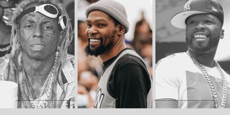 Lil Wayne, kevin Durant, 50 cent
