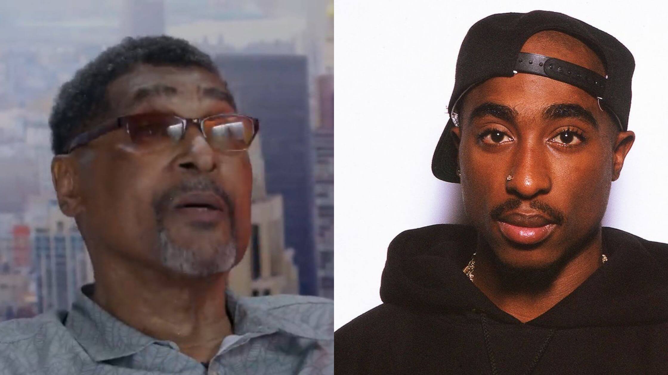 Tupac and his father Billy Garland