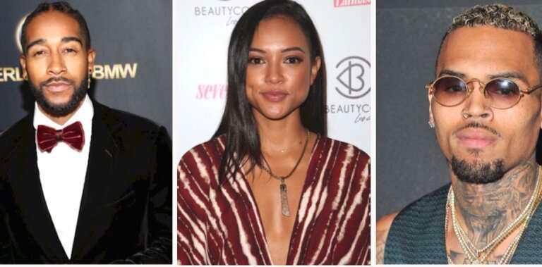 Chris Brown, Karrueche and omarion