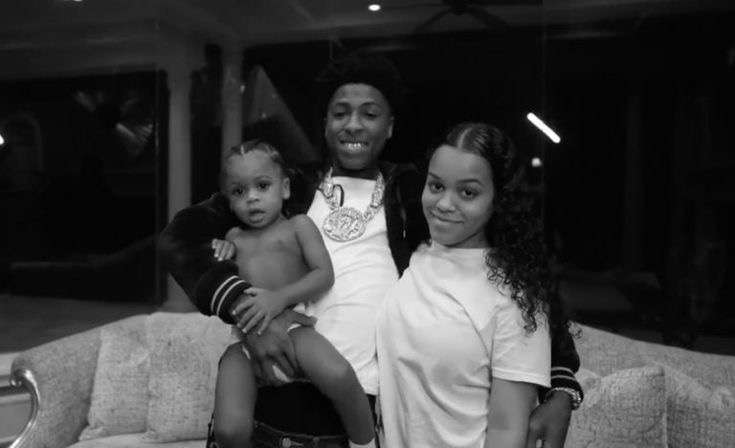 NBA YoungBoy, wife, and kids