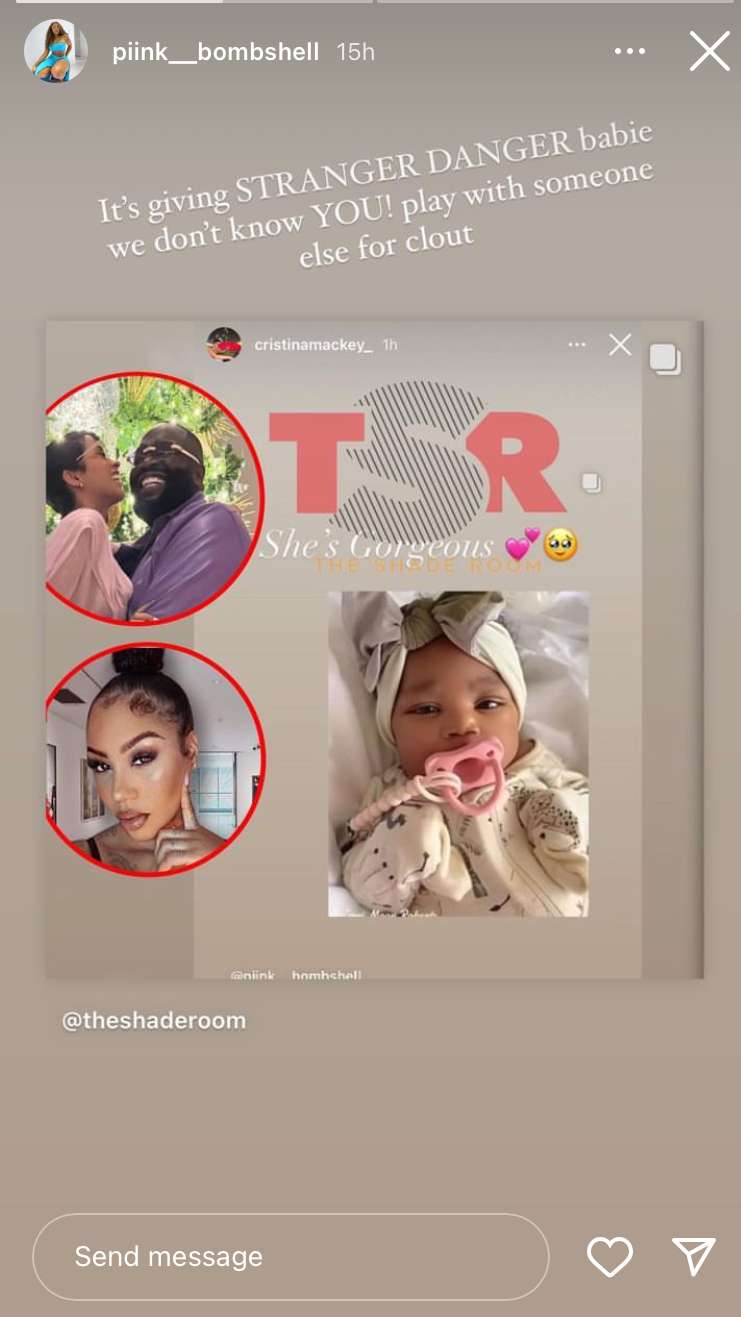 Rick Ross Allegedly Welcomes Baby Girl With Instagram Model Cierra Nichole