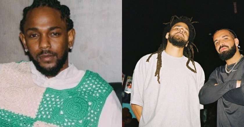 Kendrick Lamar, Drake and j. Cole