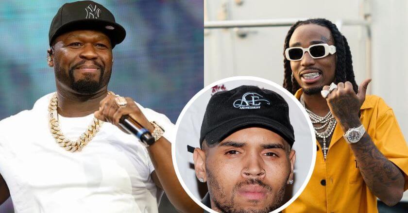 50 Cent Declares "It's a Wrap" for Quavo After Brutal Chris Brown Diss
